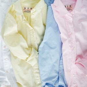 Kiel James Patrick KJP Light Pink Button Down Scallop Shirt